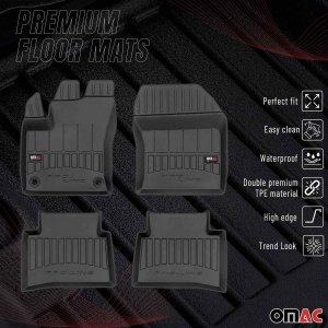 Toyota Prius PHV Prime Floor Mat - Omac - Proline Premium TPE - Black - '16-'22